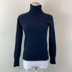 Uniqlo dark blue 100% cashmere long sleeve turtleneck size small